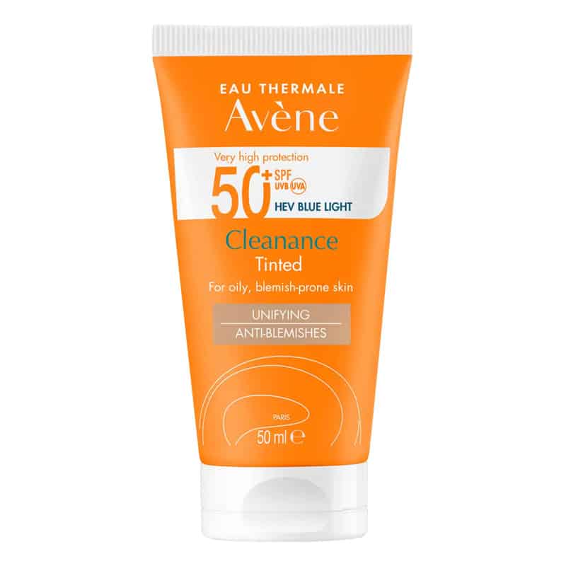 Avene Very High Protection Cleanance Tinted SPF50+ Sun Cream for Blemish Prone